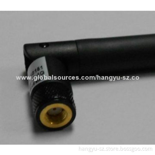 2.4 to 2.5GHz Wireless Rubber Duck Antenna with 5dBi Gain and TNC Plug RP Connector